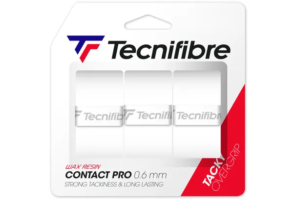 Tecnifibre Overgrip Contact Pro 0.6mm (Griffigkeit)- 3er